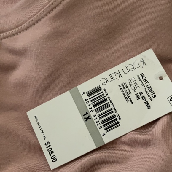 Karen Kane Long Sleeve Rayon Blend Pullover - Picture 8 of 8